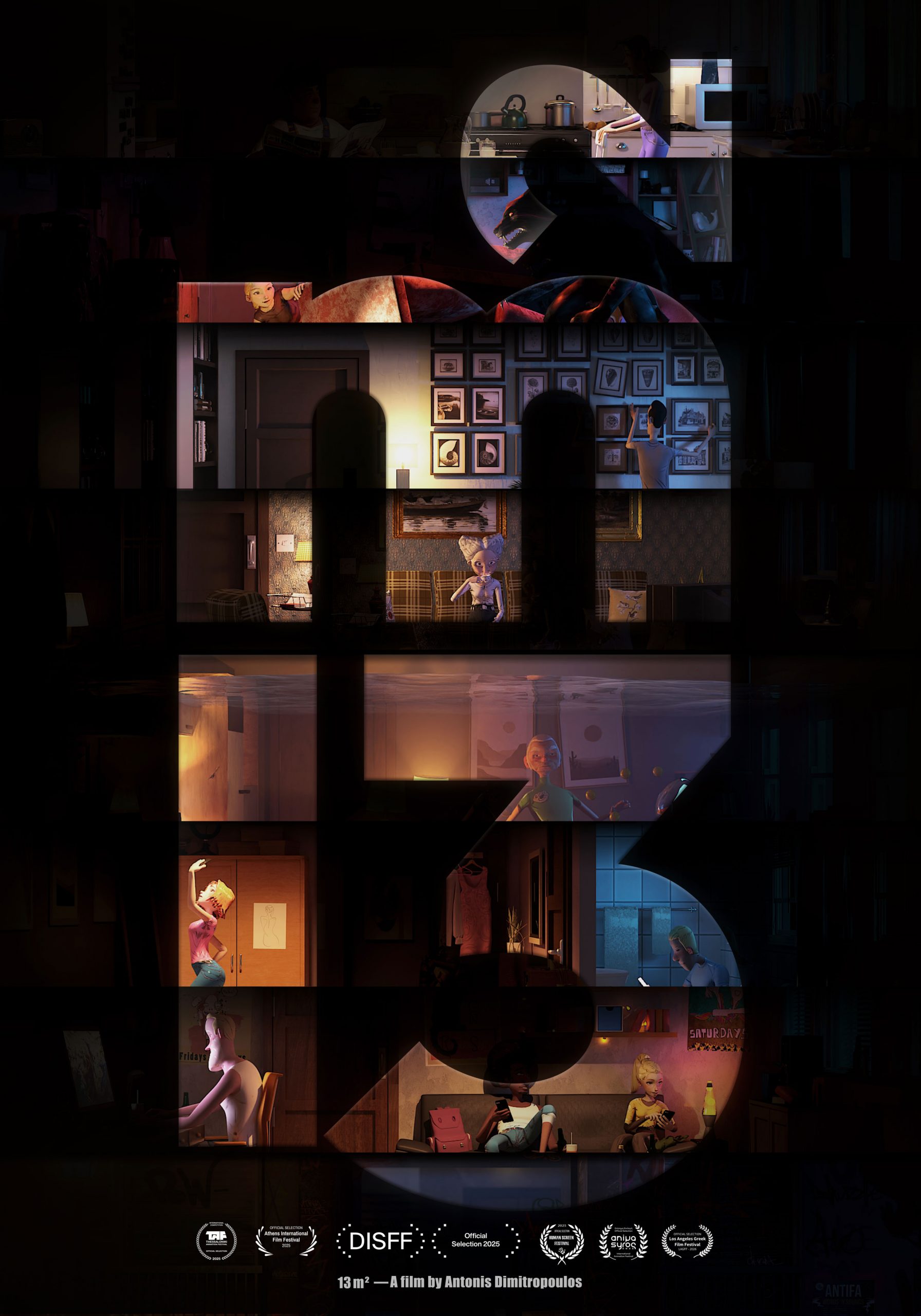 13m2 poster laurels