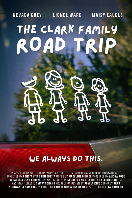 the clark family road trip poster