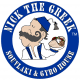 Nick the Greek Round Logo TM