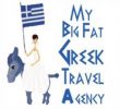 my big fat greek travel agency logo
