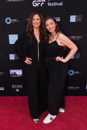 ECOS Sponsor Kelly Vlahakis Hanks with daughter Alexia on the right