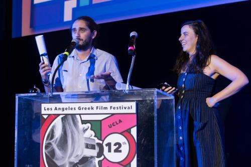IPDF Filmmaker Nasos Gatzoulis receiving Honorable Mention for TWO RACCOONS