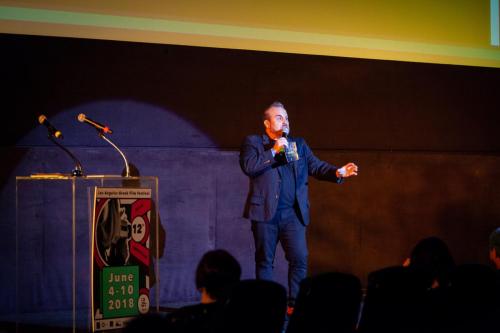 Comedian ANT performing